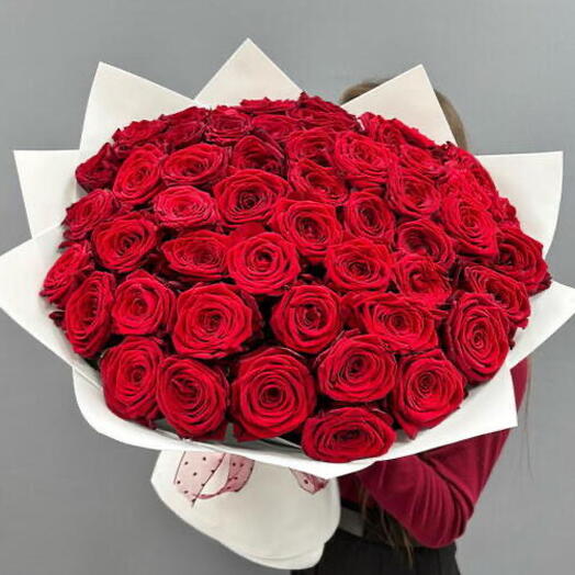 🌹Букет из 55 красных роз
