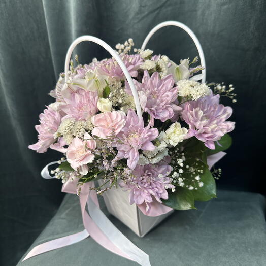 Композиция из хризантем 🌸