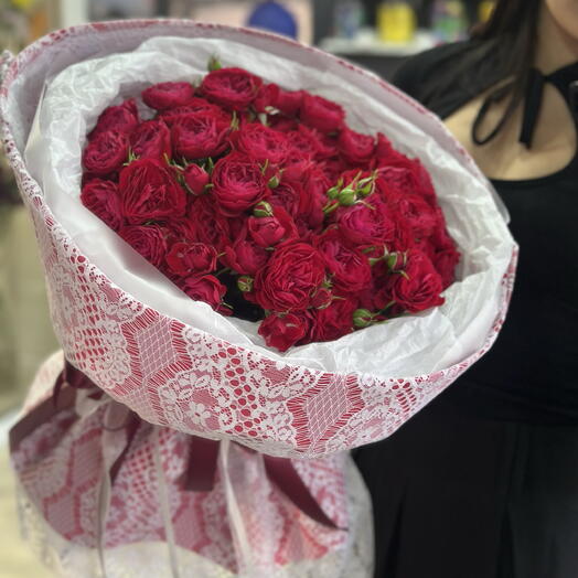 Букет в белом кружеве