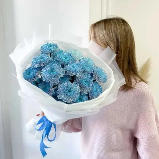 Букет Сизых хризантем