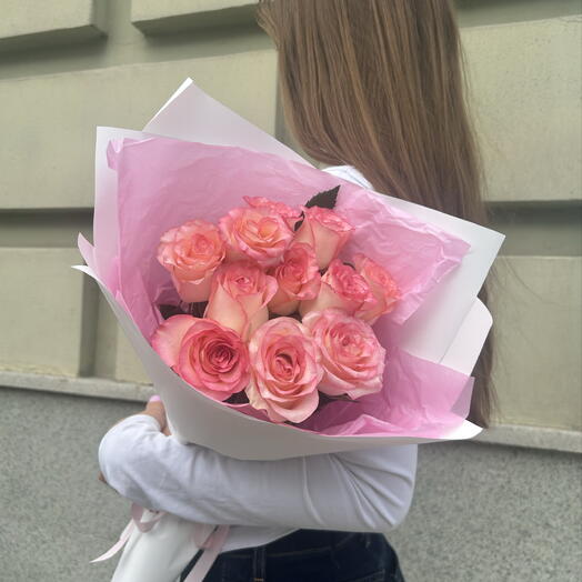 Букет «Розовая нежность»