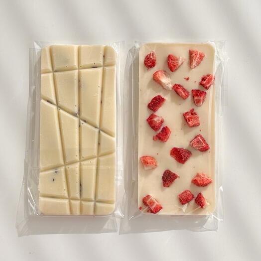 Chocolate white strawberry