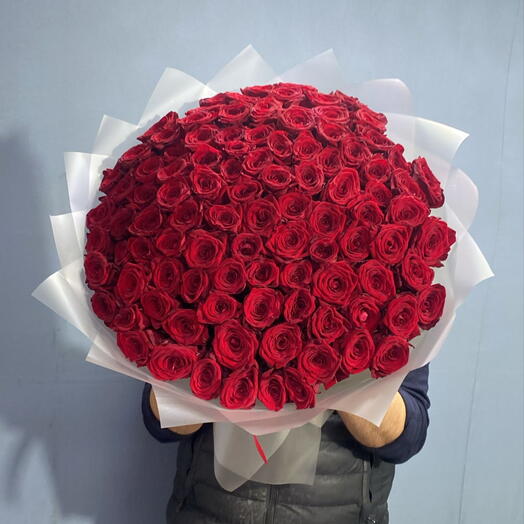 🌹101 ШИКАРНАЯ КЛАССИКА ИЗ КРАСНЫХ РОЗ НАОМИ🌹