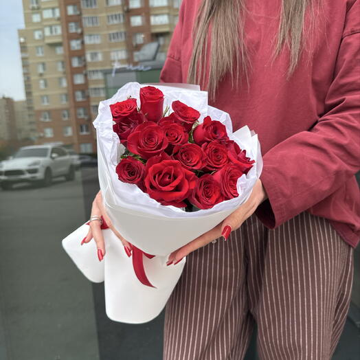 Букет из роз «Chanel»