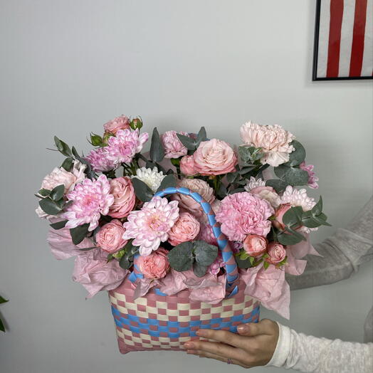 Композиция розовая лагуна