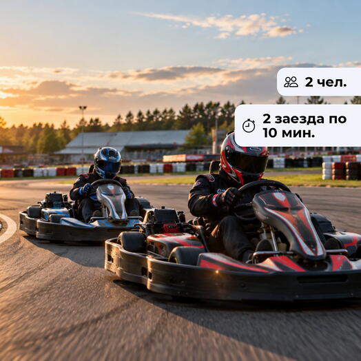 Максимальная скорость. Заезд на открытом картинге