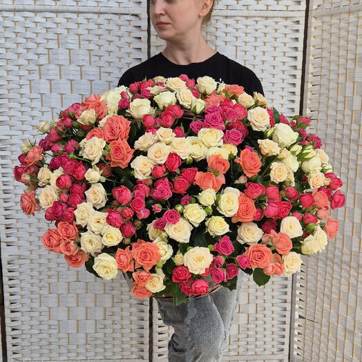 Cesta,, paraíso Floral