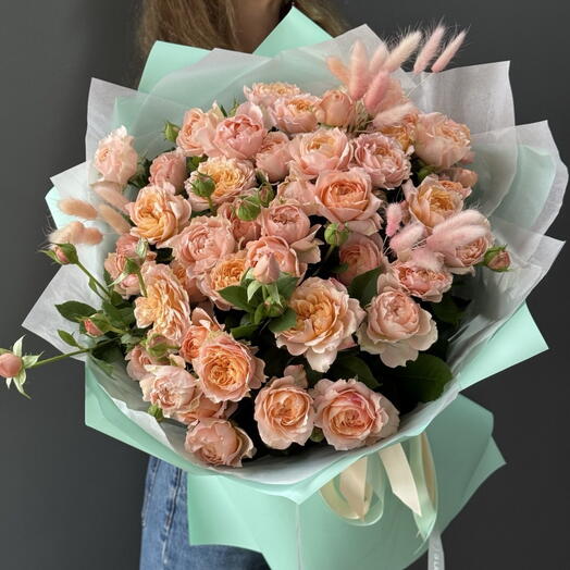 Букет из пионовидной розы Джульетта 😍