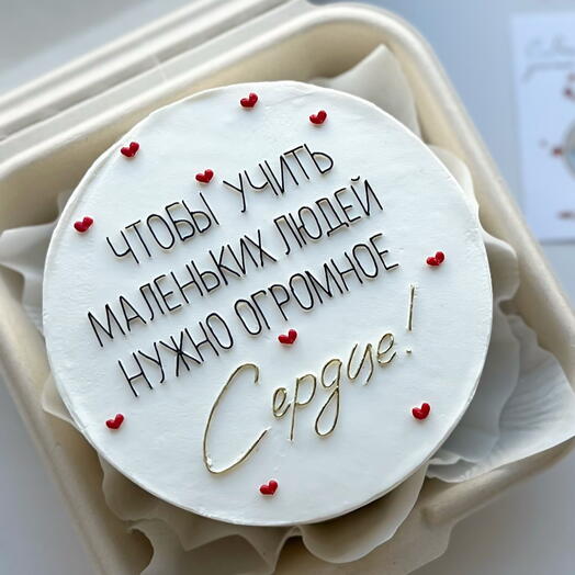 Бенто торт для учителя