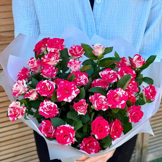 Букет кустовых роз 💖