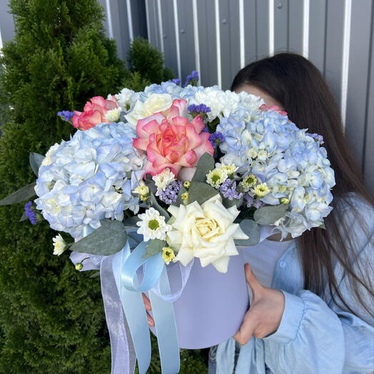 Гортензия и французская Роза 🌹