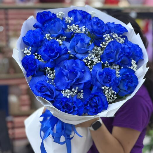 Blue 💙 Rose s bouquet