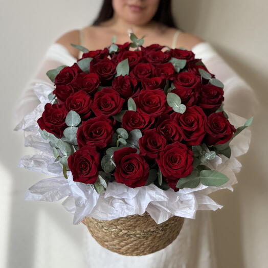 Moulin Rouge M (Композиция из 31 красной розы)