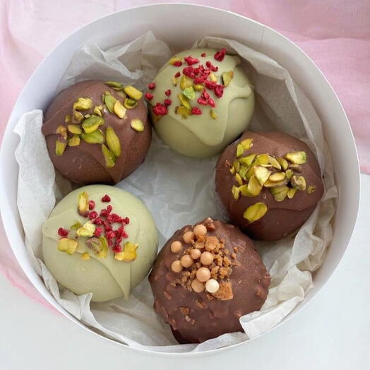 Пирожное «картошка» с разными вкусами