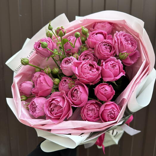 Пионовидные кустовые розы сиреневые ♥️
