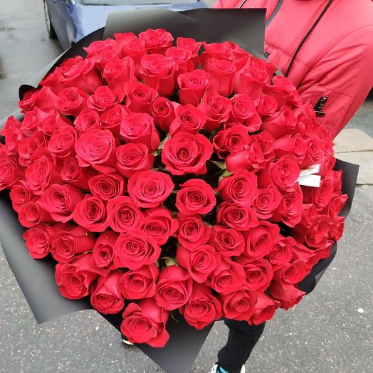 Роза WOW-букет 101 🌹🌹🌹