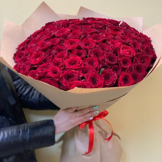 101 Red Roses (70cm)