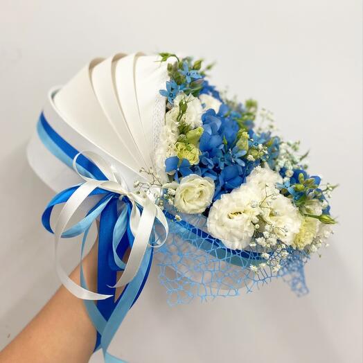 Cradle with flowers
