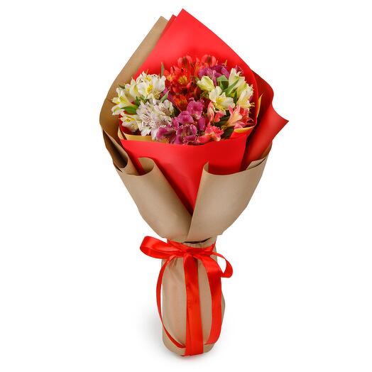 Bouquet of 9 alstroemeria