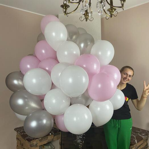 Воздушные шары, 50 штук