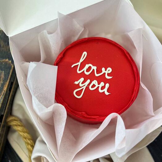 Бенто торт love you