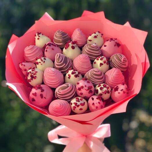 Букет🍭КЛУБНИЧНОЕ НАСТРОЕНИЕ🍭