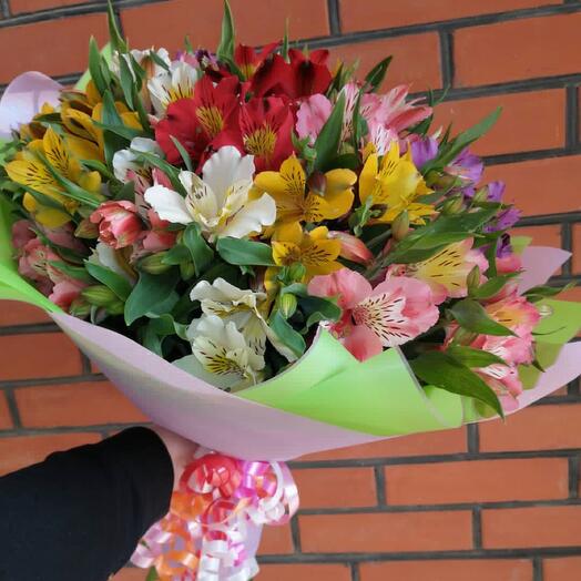 Bouquet of alstroemeria
