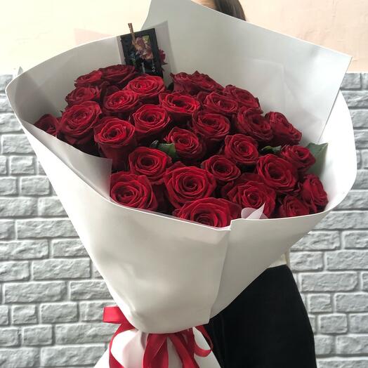 Ramo de 25 rosas Rojas