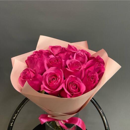 15 Premium fuchsia Pink Bouquets