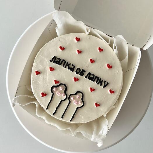 Bento cake "Paws"