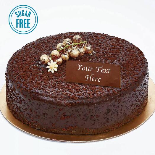 Sugar Free Dark Chocolate Cake
