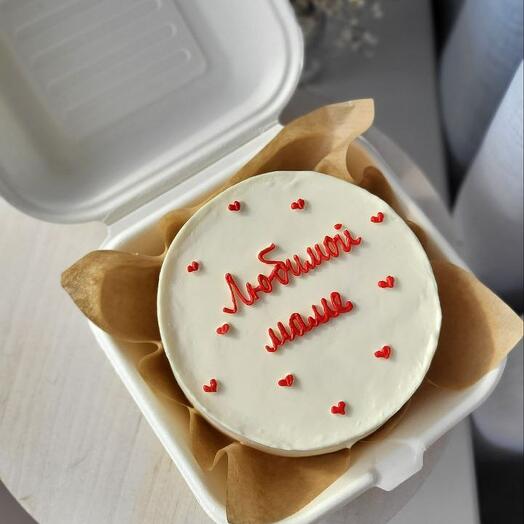 Бенто-торт "Манго-маракуйя" любимой маме