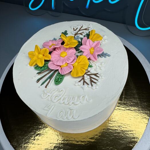 Бенто торт Нежный букет