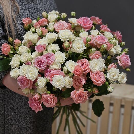 15 кустовых роз
