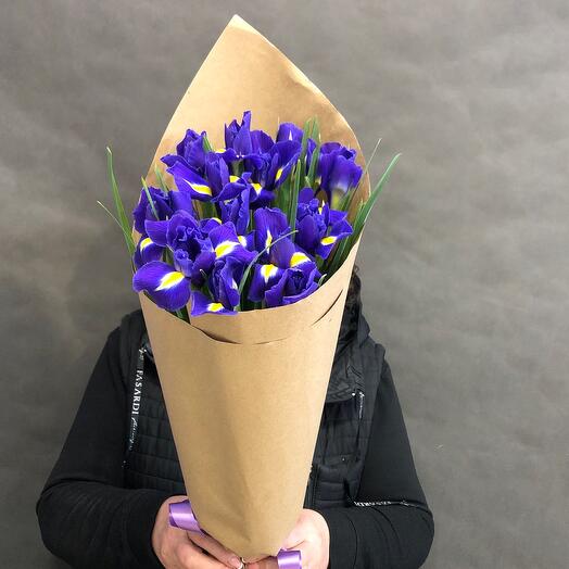 Букет ирисы  синий 💙