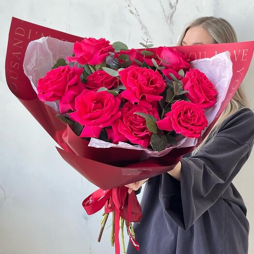 Малиновые французские розы 💗