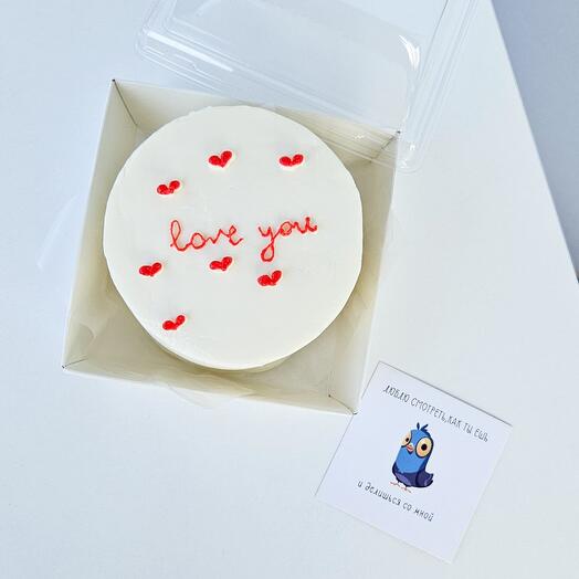 Бенто торт Love you