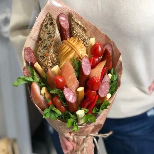 Edible Meat Bouquet for a Man