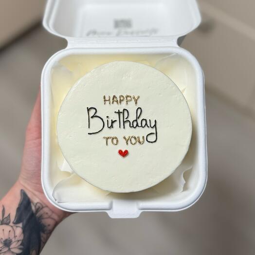 Бенто торт happy birthday to you