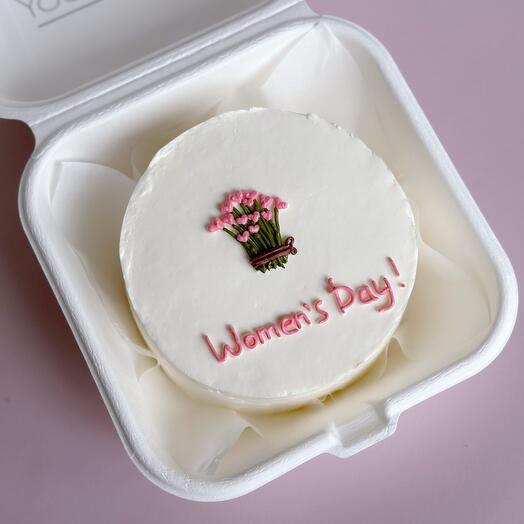 Бенто торт  «women s day» на 8 марта