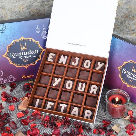 Enjoy Your Iftar Chocolates By Sweecho