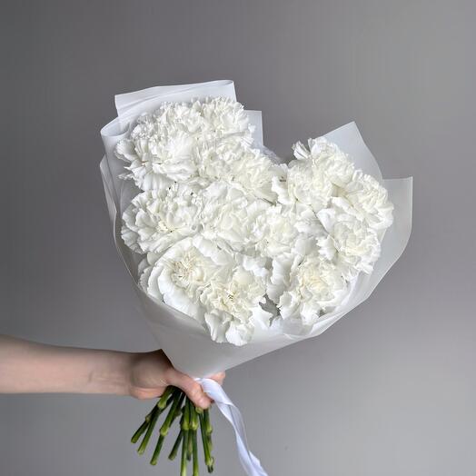 Ramo blanco Dianthus clavel blanco