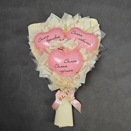 A bouquet of champagne splashes