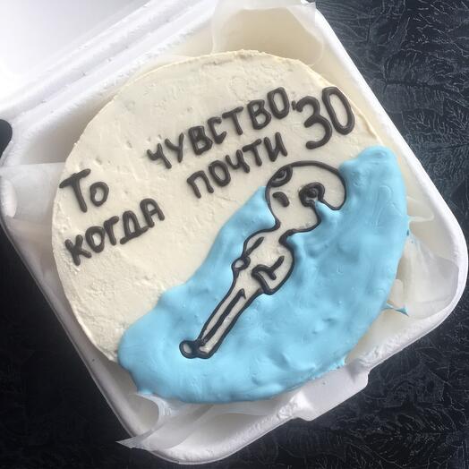 Бенто-торт «почти 30»