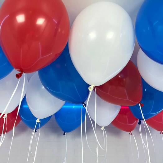 Globos de helio tricolor
