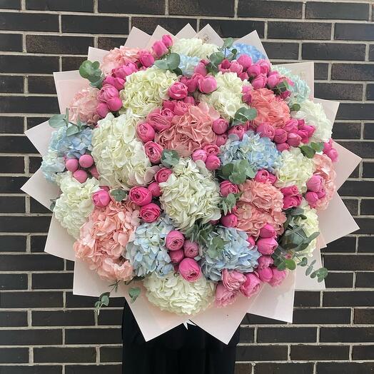 Обьемный евробукет