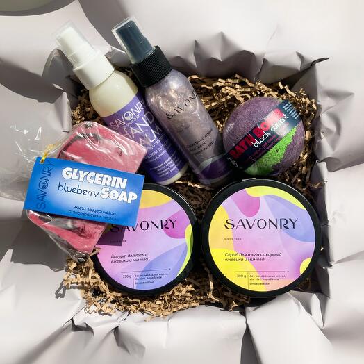 Подарочный набор "Ежевика и Мимоза"