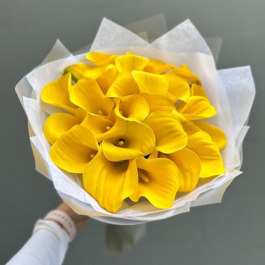 Желтые каллы 💛 Gold Medal