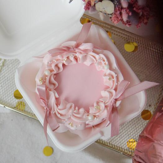 Бенто торт ламбет с рюшами дочке маме подруге на день рождения подарок