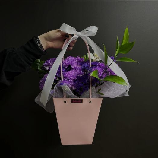 Цветы в коробке💜